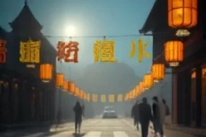 《鹿岛手记》封面：环岛列车窗外掠过的农田与电线杆
